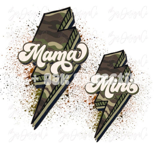 Camo Bolt Mama
