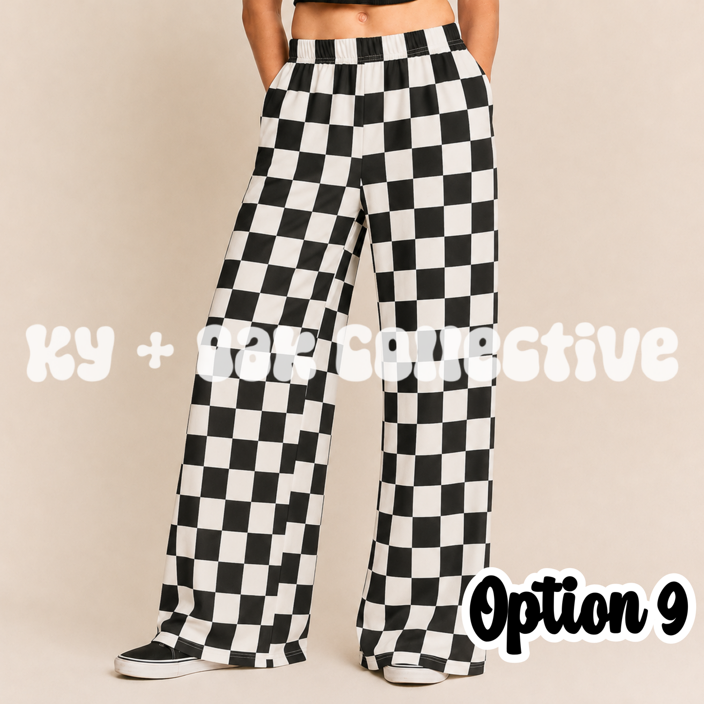 Ribbed Wide Leg Pants