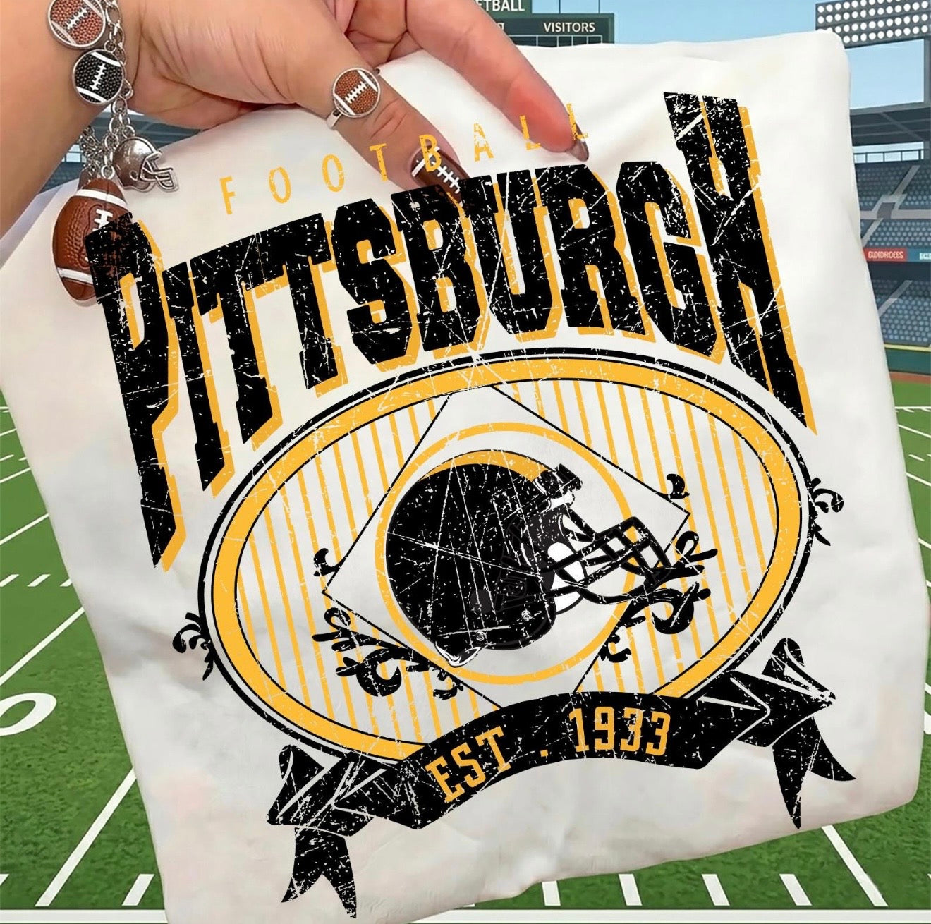 Vintage Custom Team Crewnecks - Style Option 1