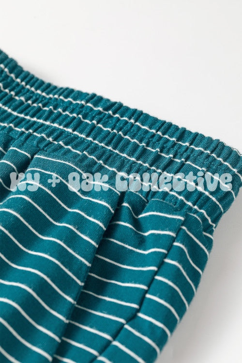 Striped Loose Fitting Long Sleeve + Pants Set