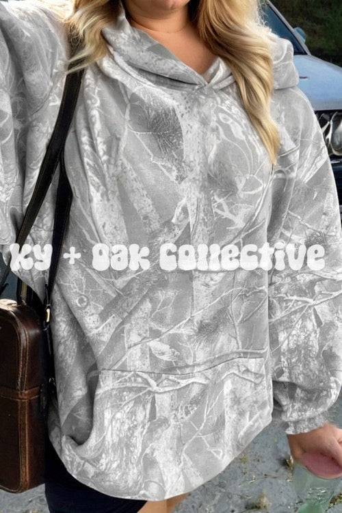 Gray Camo Hoodie