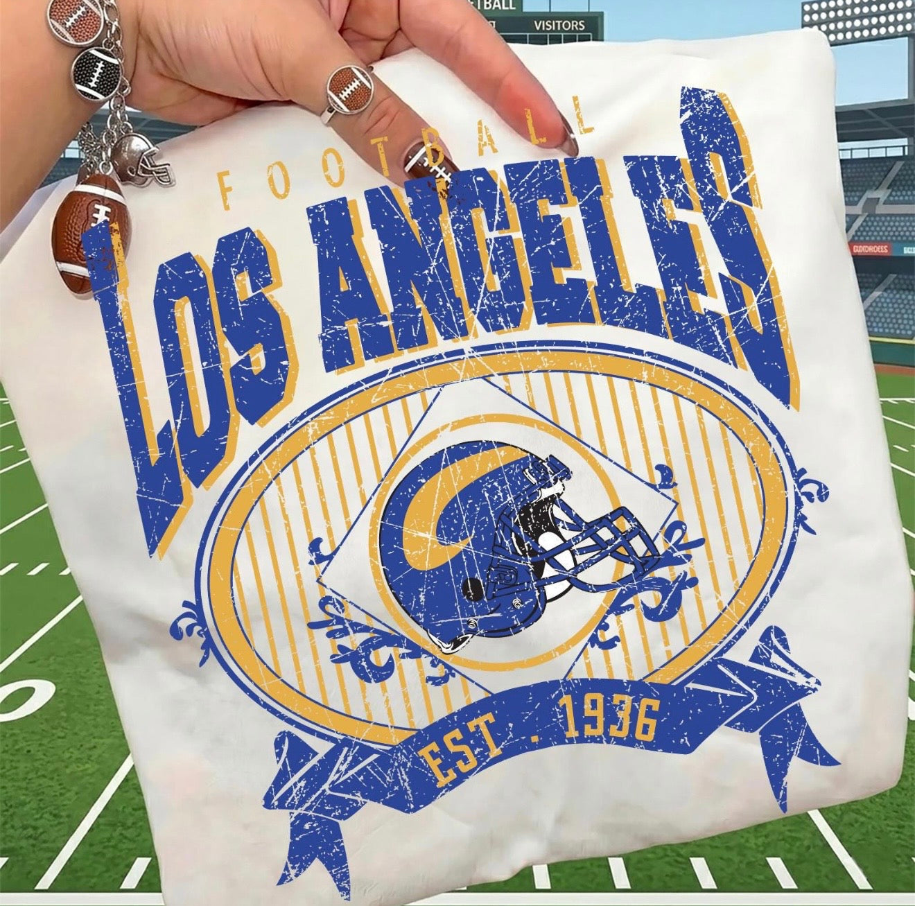 Vintage Custom Team Crewnecks - Style Option 1