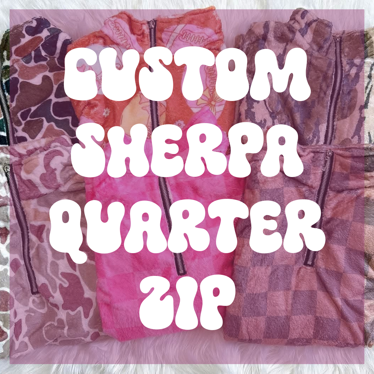 Custom Sherpa Quarter Zip