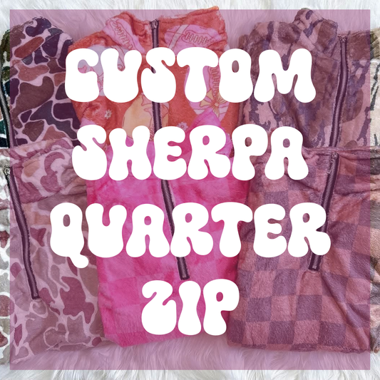 Custom Sherpa Quarter Zip