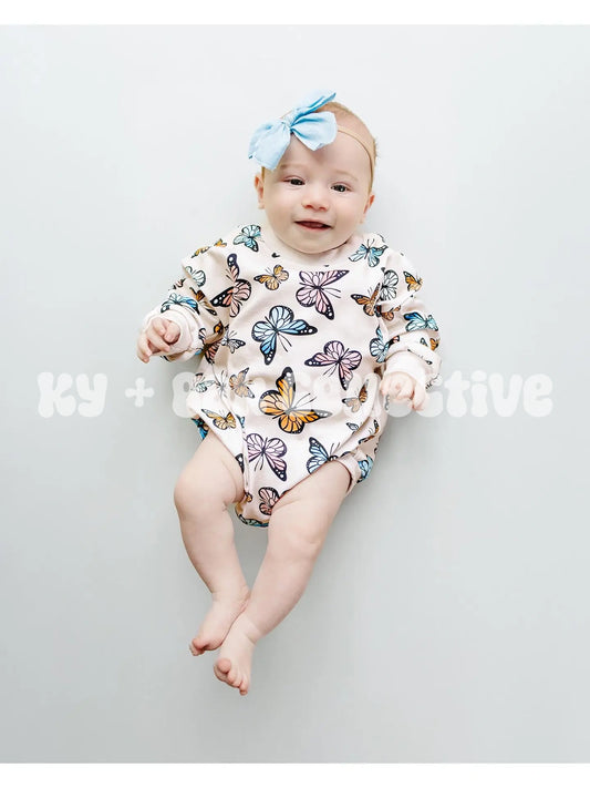Bubble Romper | Butterflies - RTS