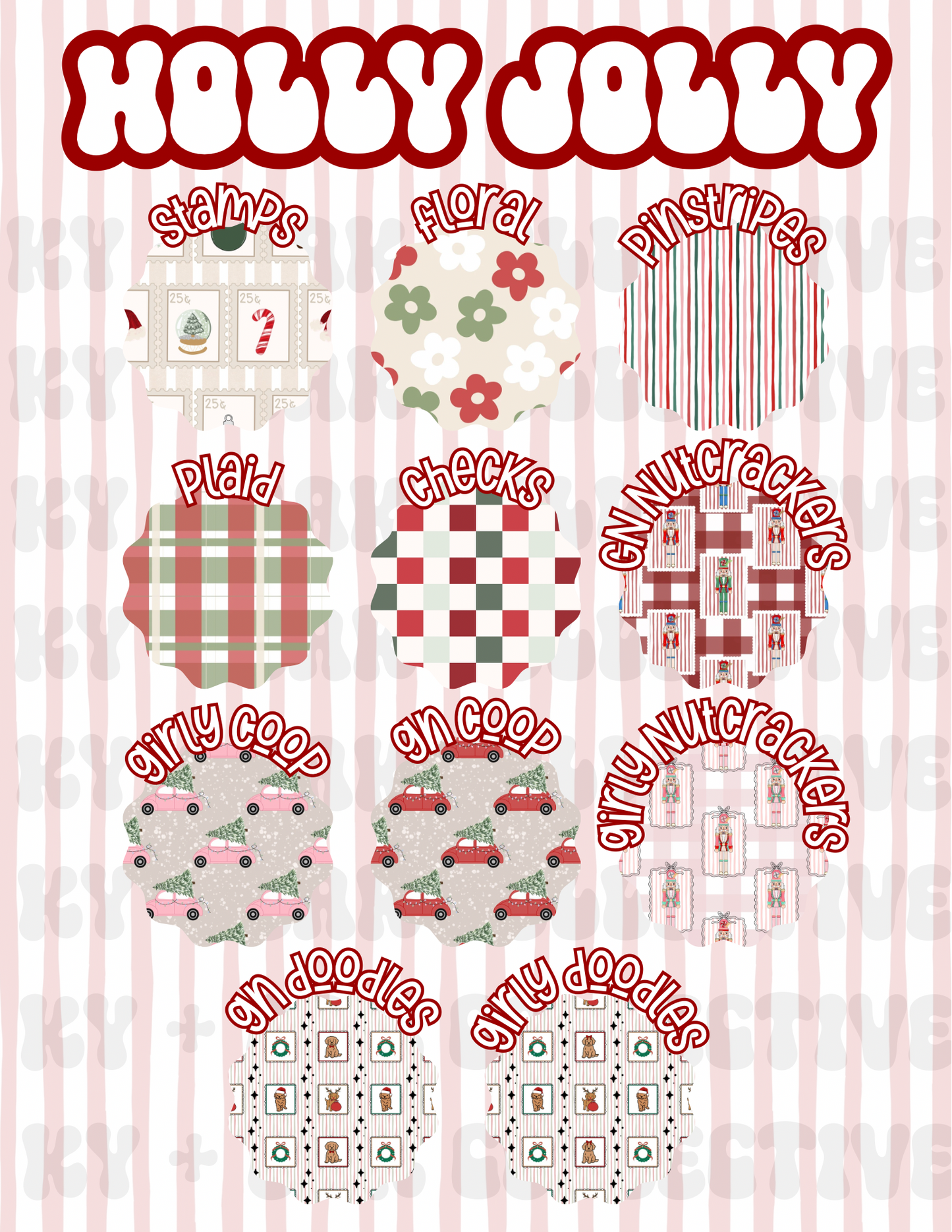 Holly Jolly Bamboo Preorder - Adults