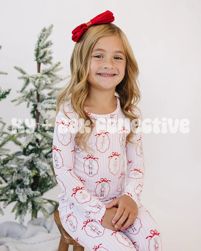 Bamboo Two Piece Set | Pink Nutcracker