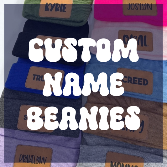 Custom Name Beanies