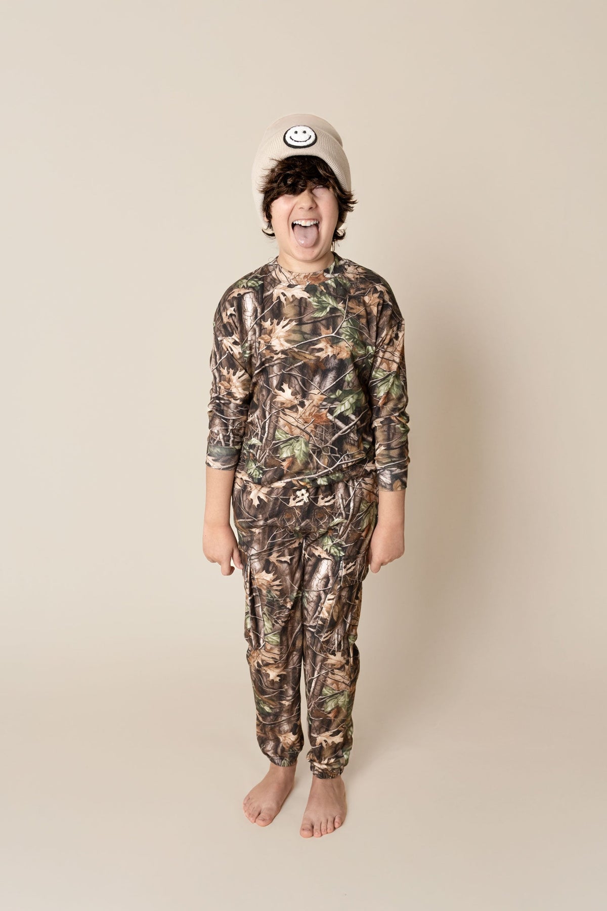 Cargo Jogger Set | Brown Camo