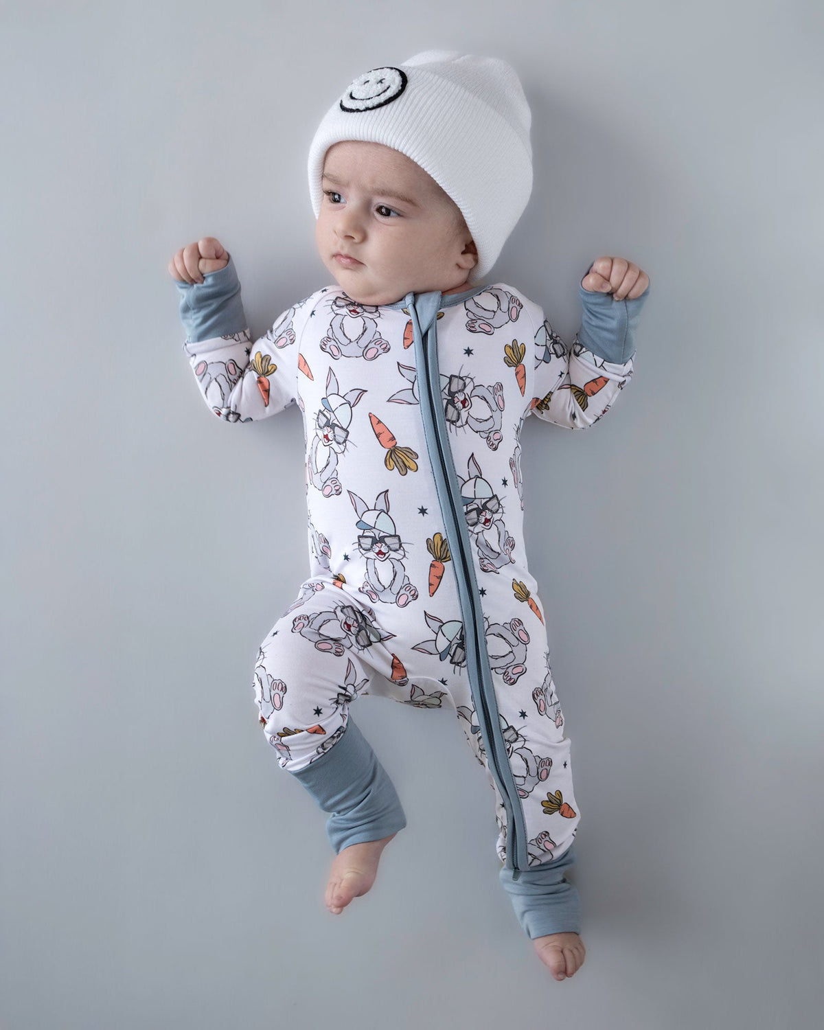 Bamboo Zip Romper | Rad Bunny