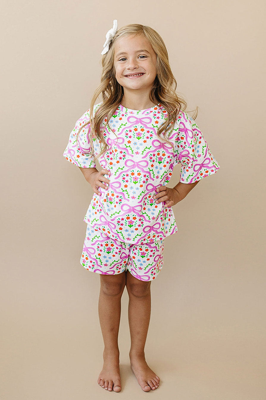Shorts Set | Coquette Garden