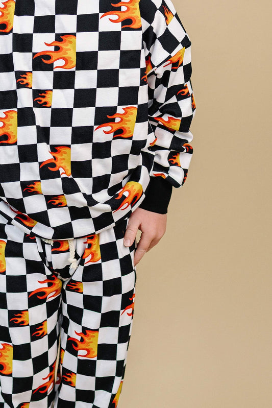 Jogger Set | Checker Blaze