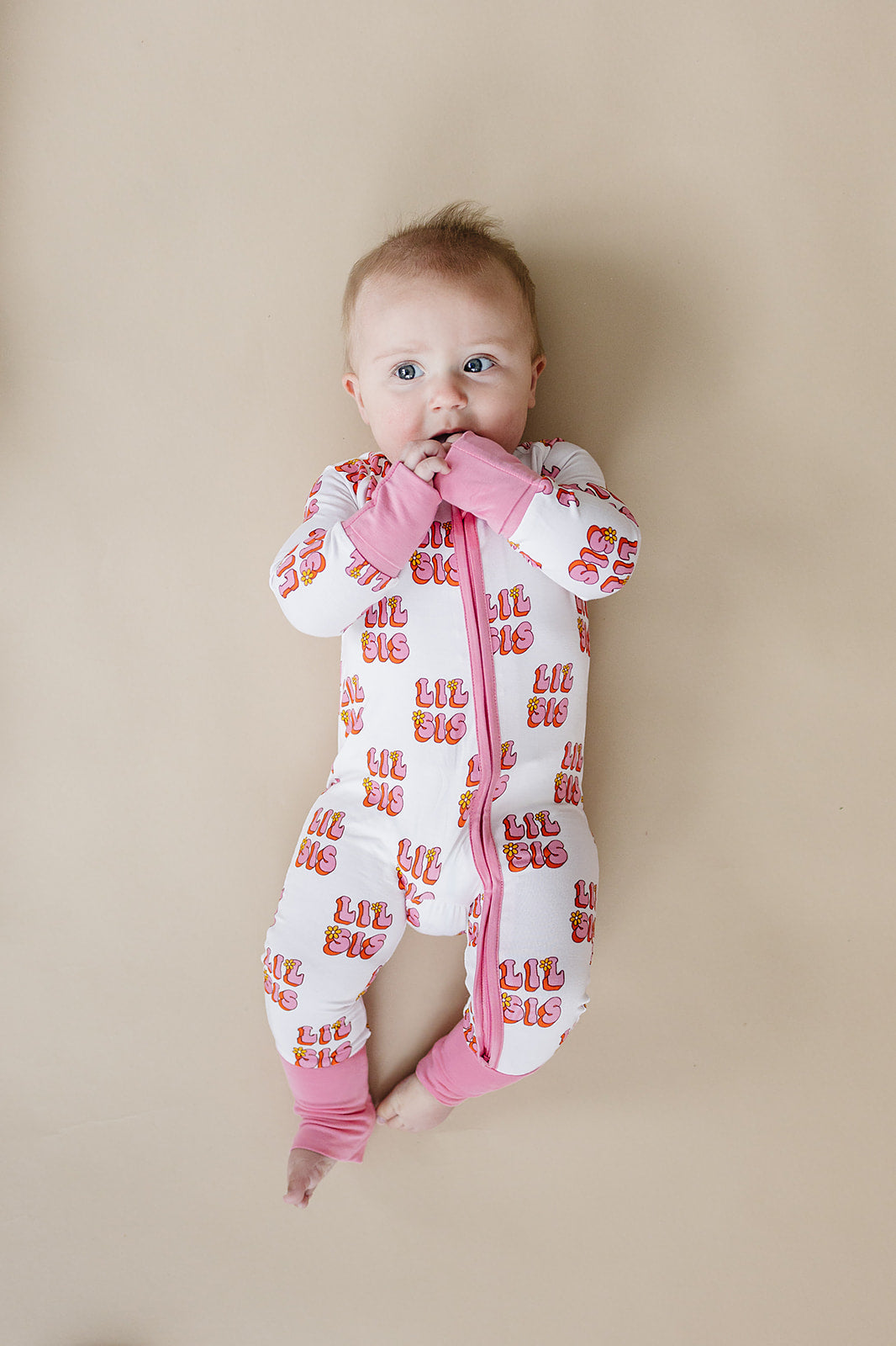 Bamboo Zip Romper | Lil Sis