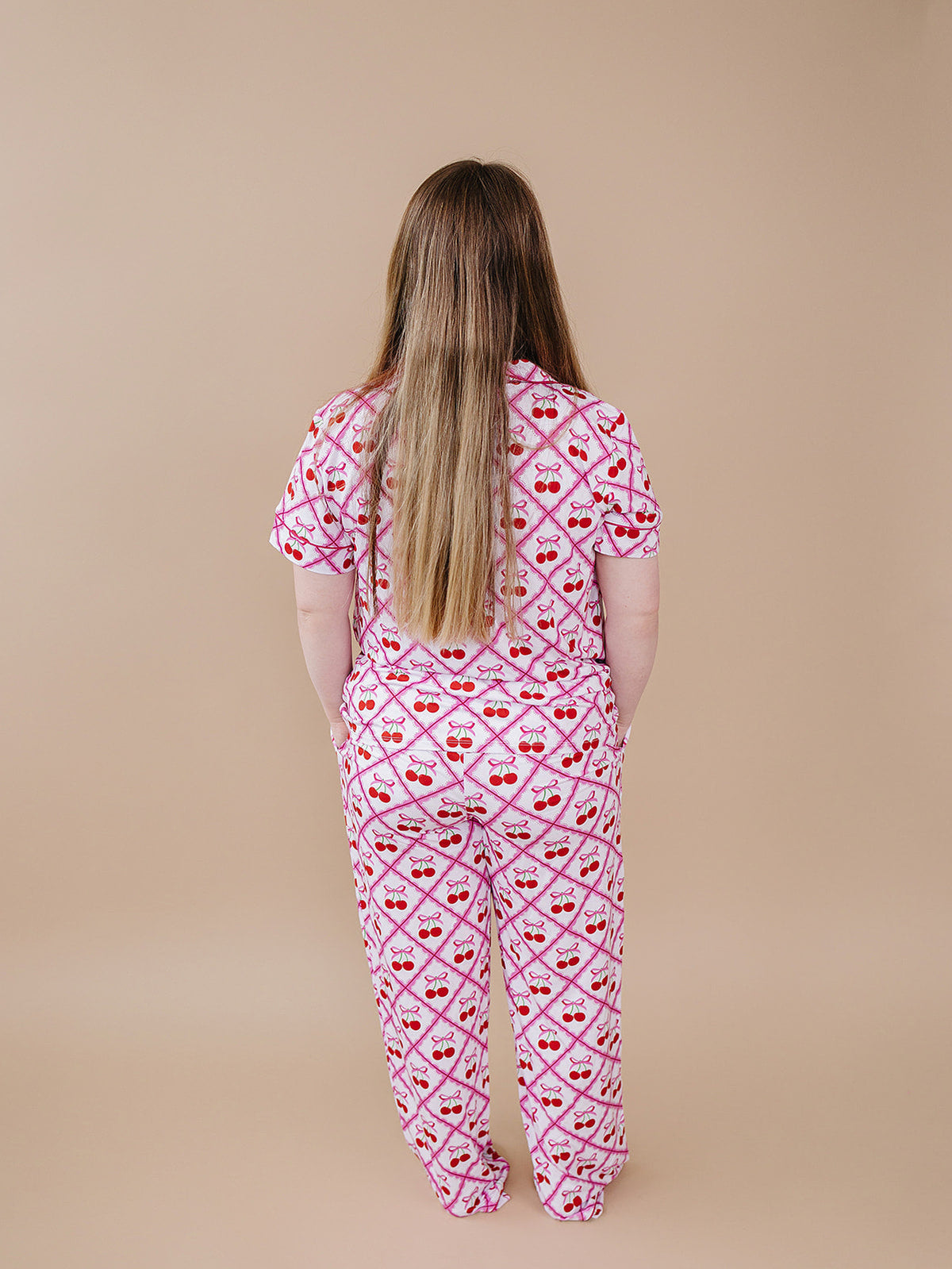 Bamboo Women's Pajamas | Cherry Bow