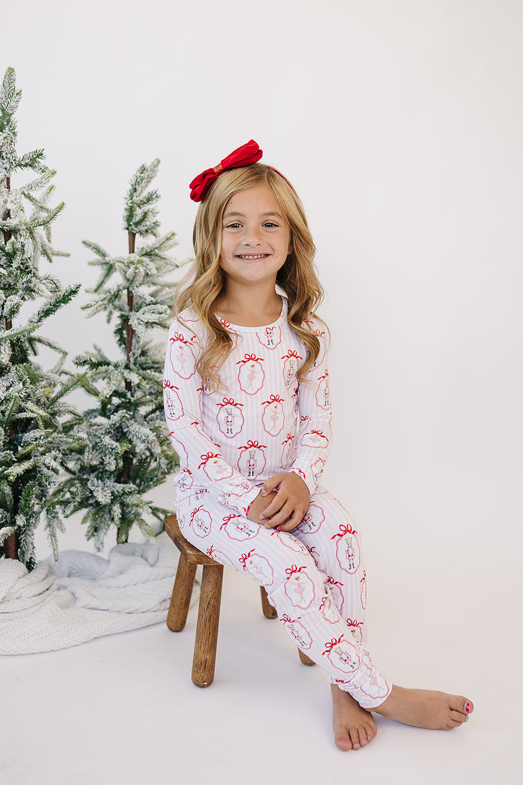 Bamboo Two Piece Set | Pink Nutcracker