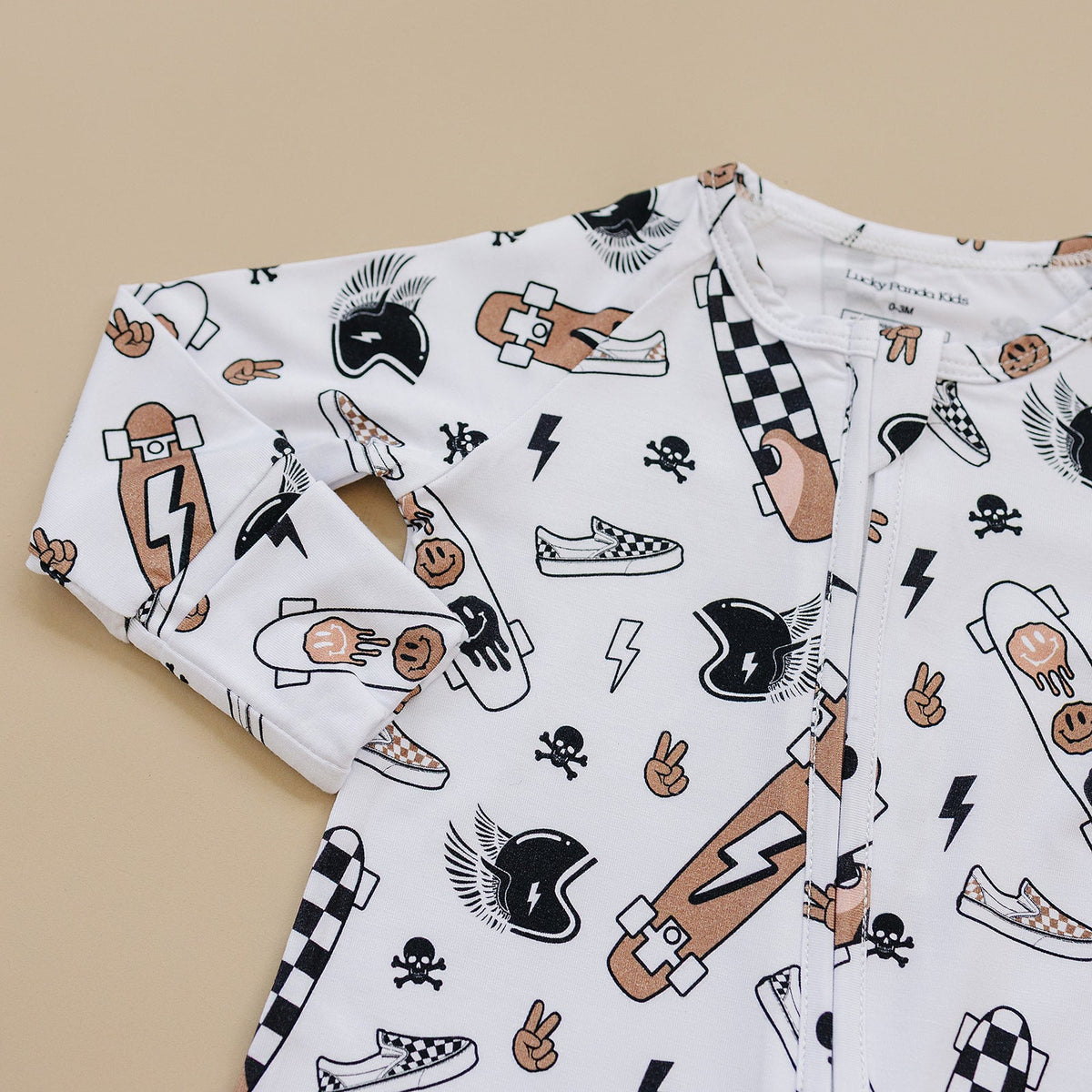 Bamboo Zip Romper | Sk8er