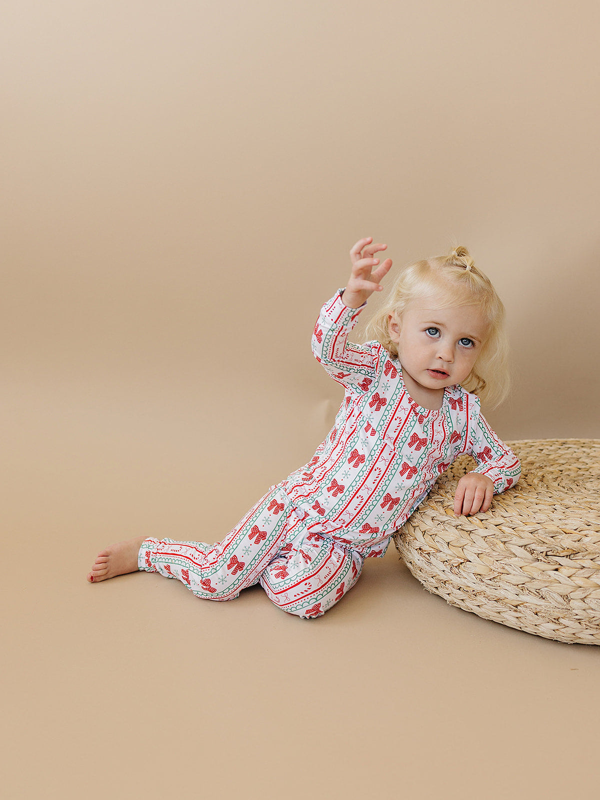 Bamboo Two Piece Set | Retro Candy Cane