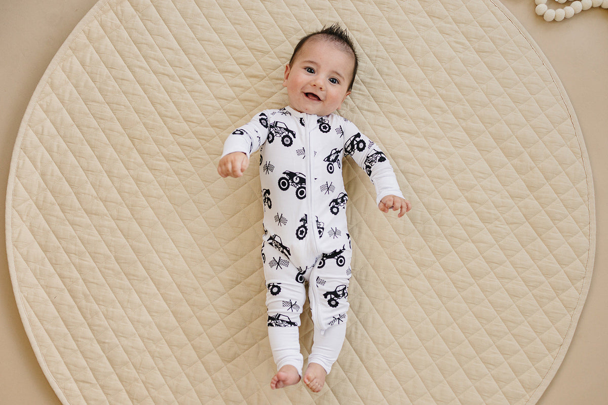 Bamboo Zip Romper | Monster Blaze