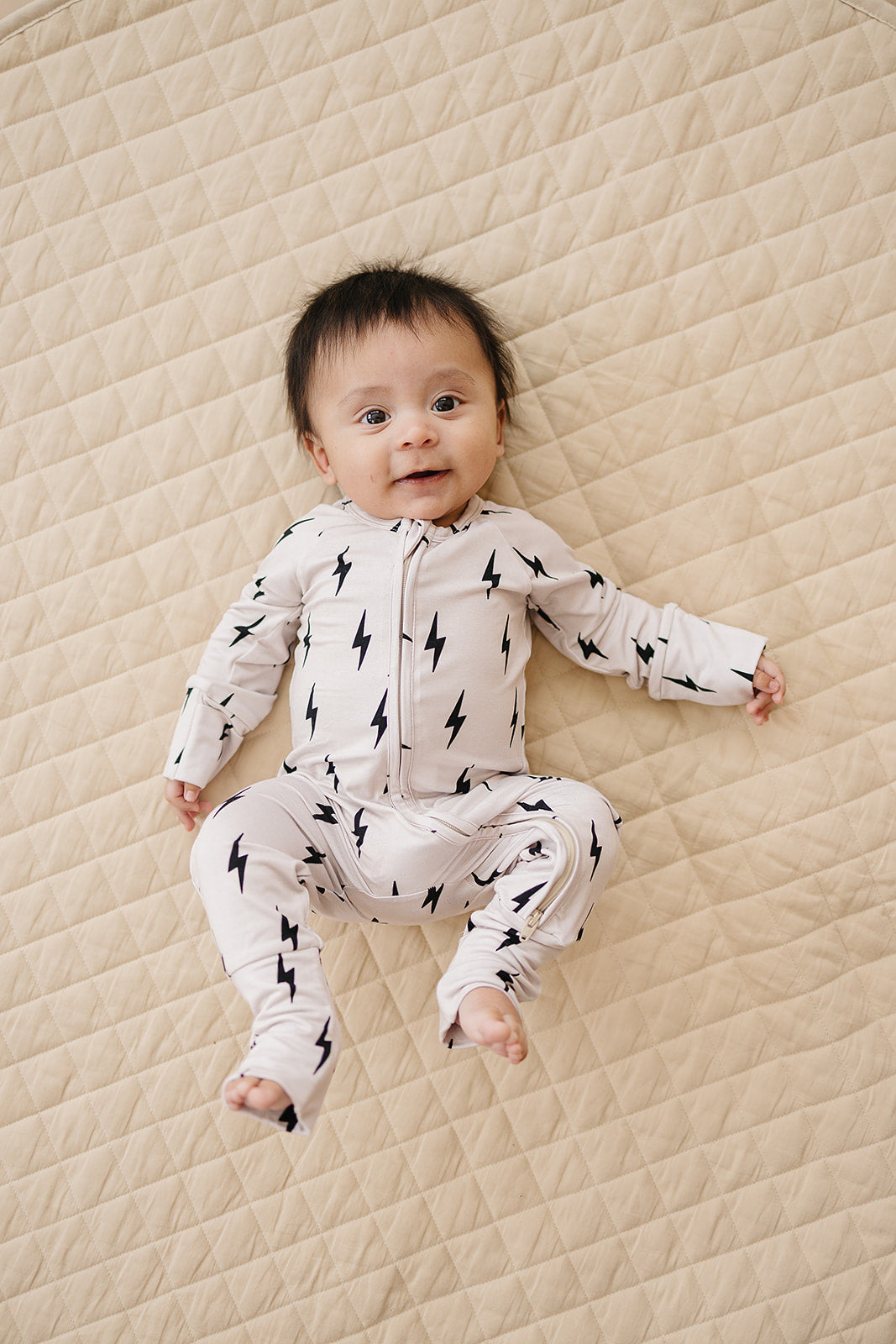 Bamboo Zip Romper | Little Bolt