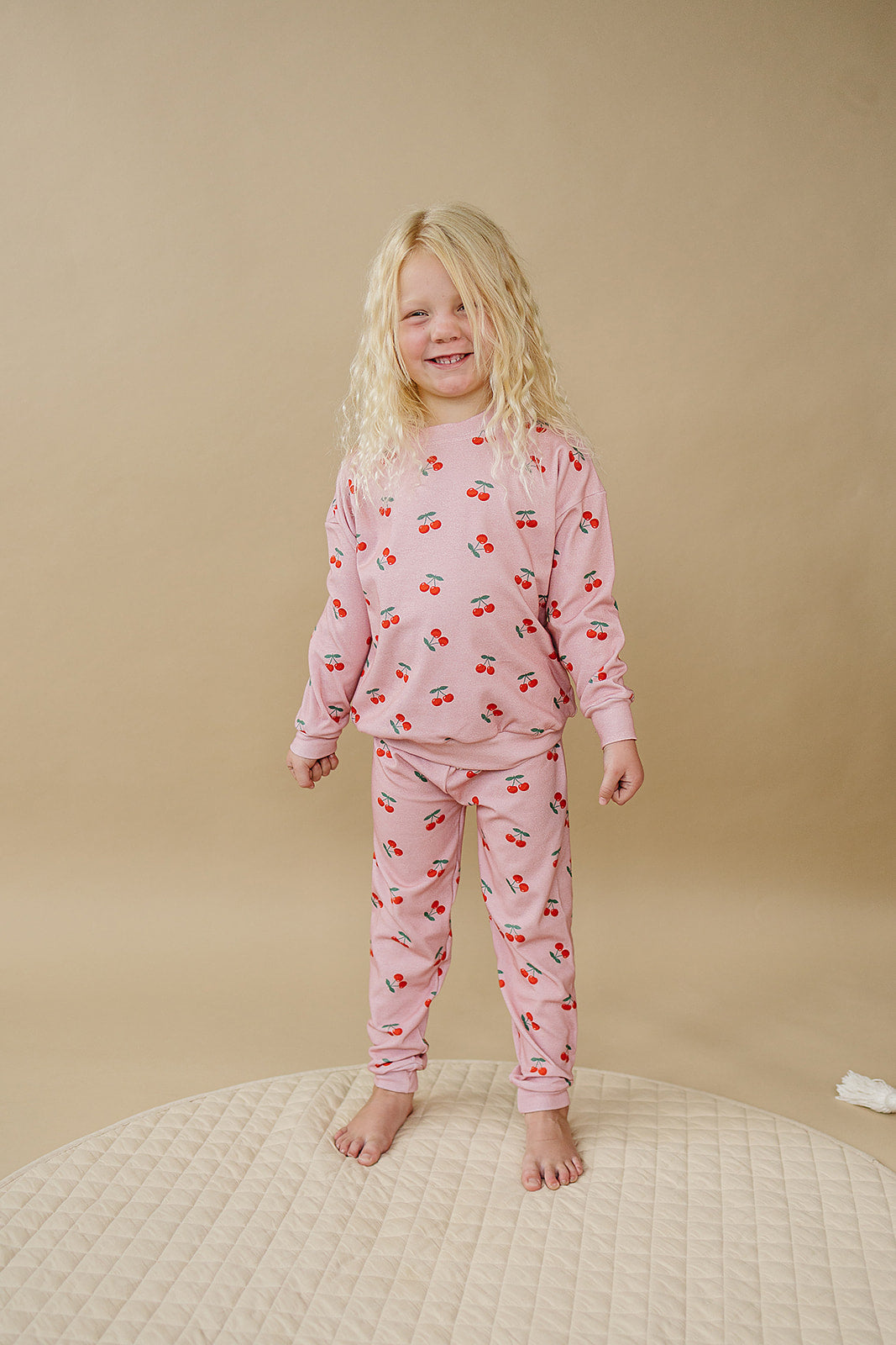 Jogger Set | Blush & Cherry