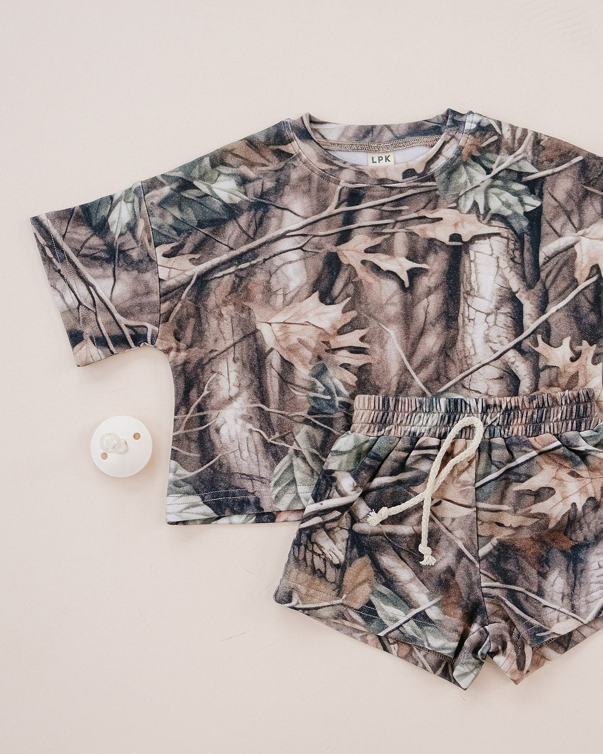 Shorts Set | Brown Camo
