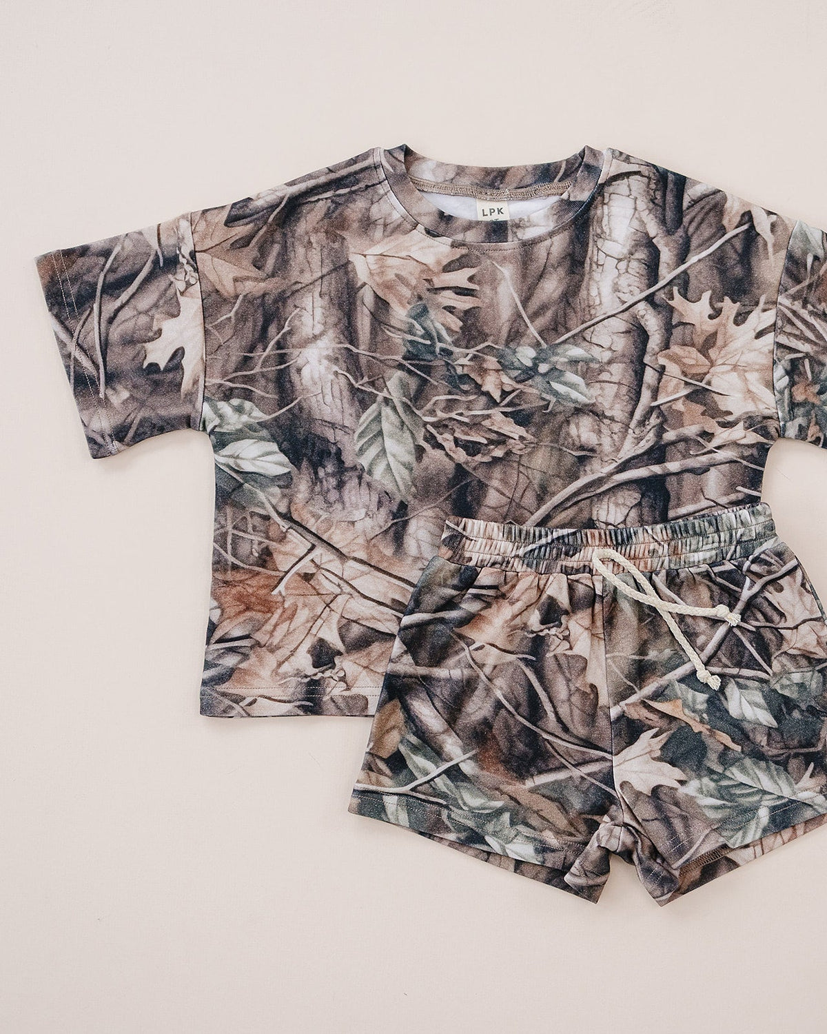 Shorts Set | Brown Camo