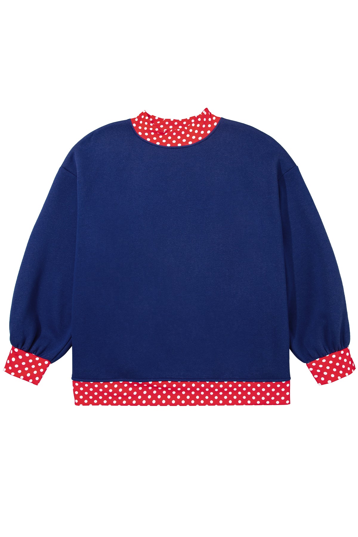Polka Dot Accents Sweatshirt