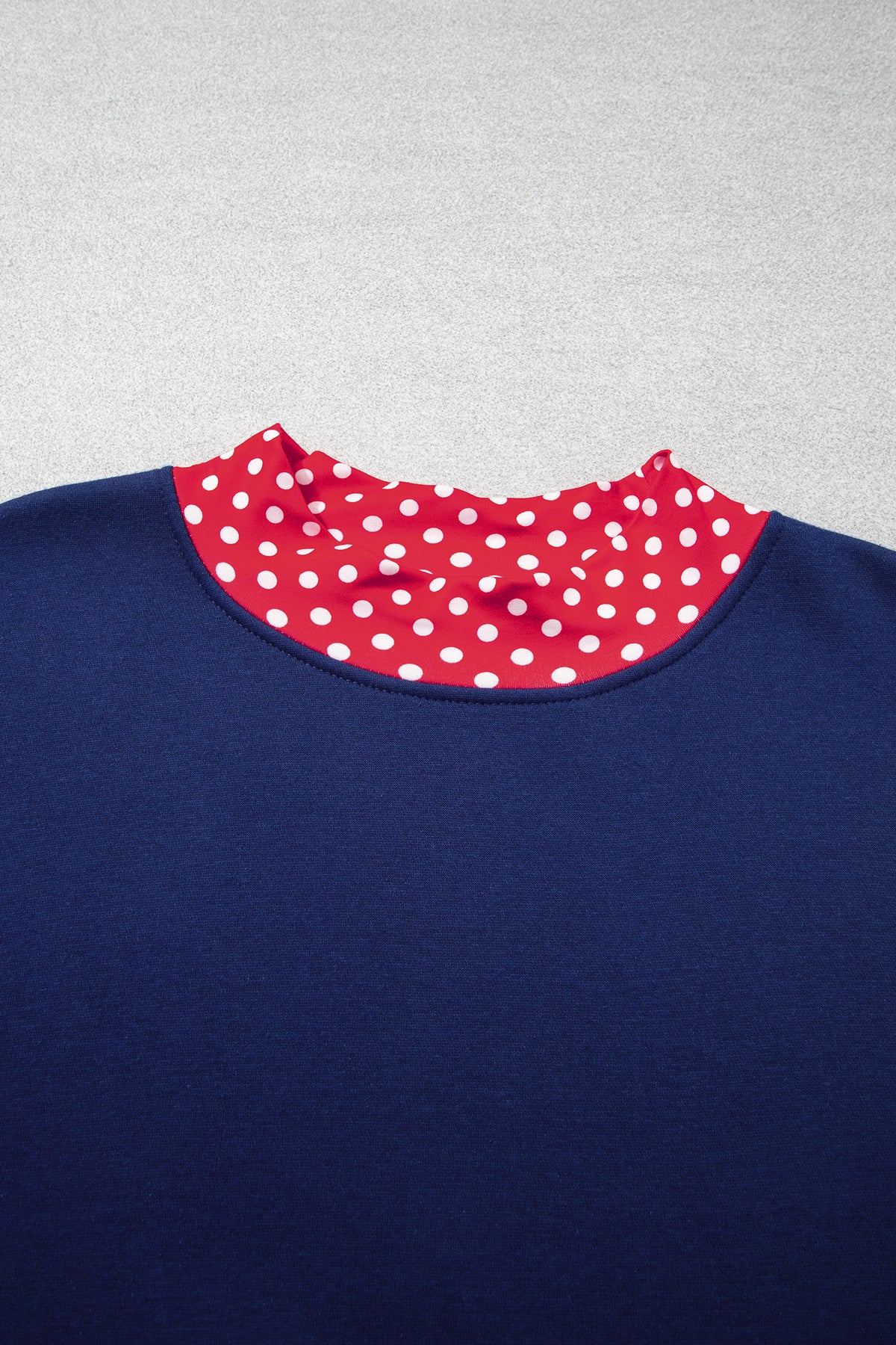 Polka Dot Accents Sweatshirt