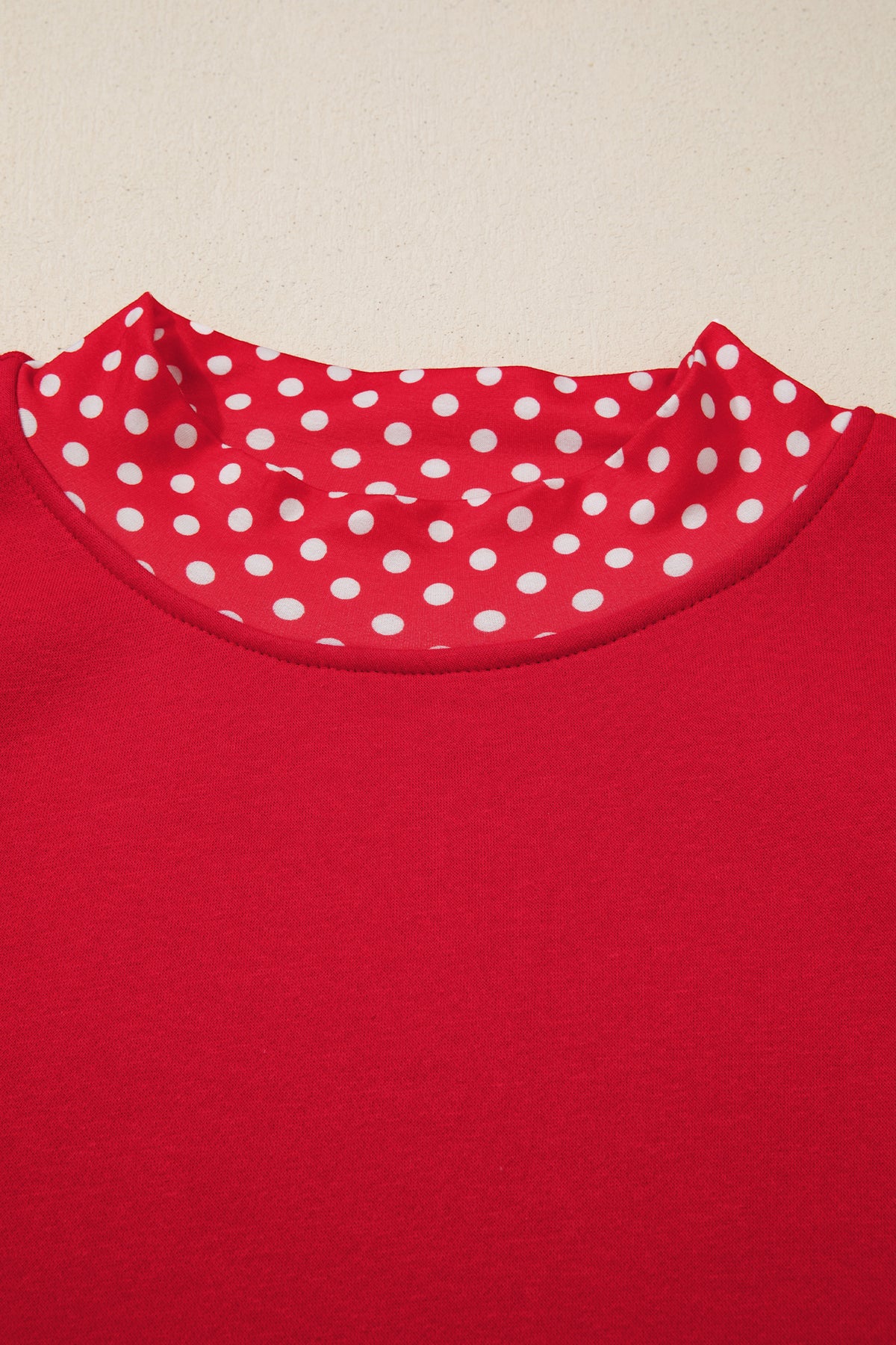 Polka Dot Accents Sweatshirt