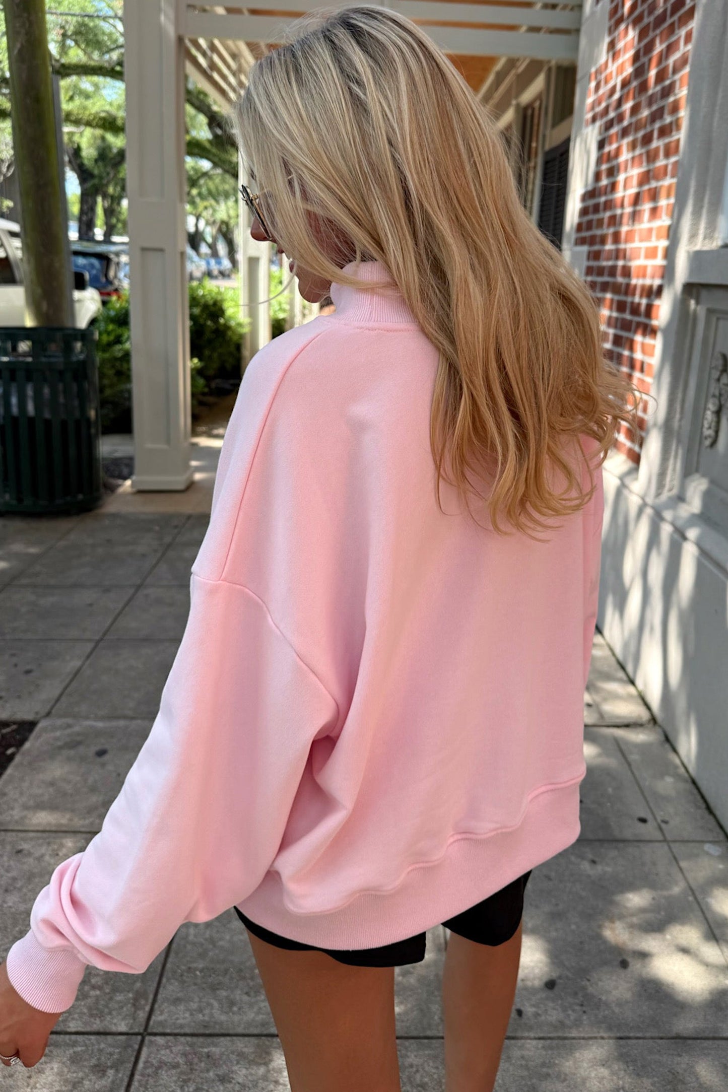 Chestnu COZY Embroidered Long Sleeve Sweatshirt