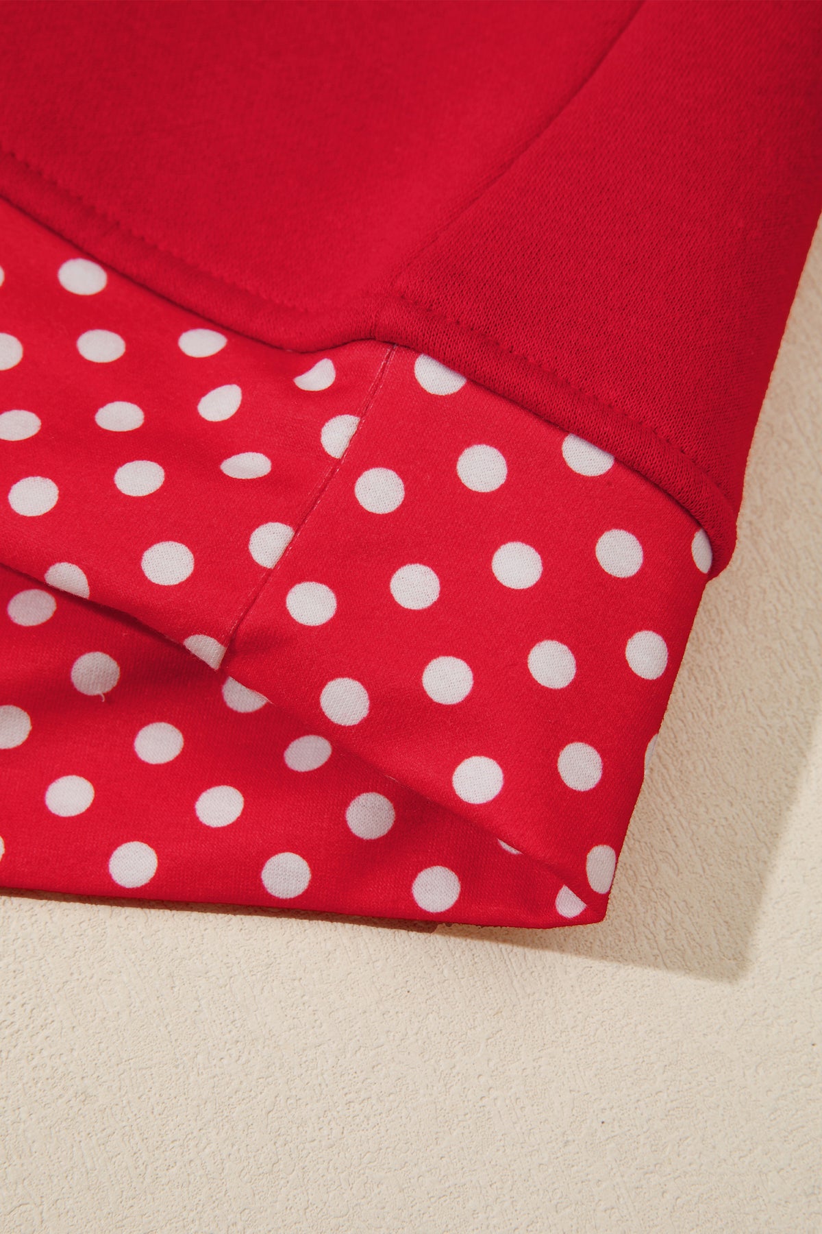 Polka Dot Accents Sweatshirt