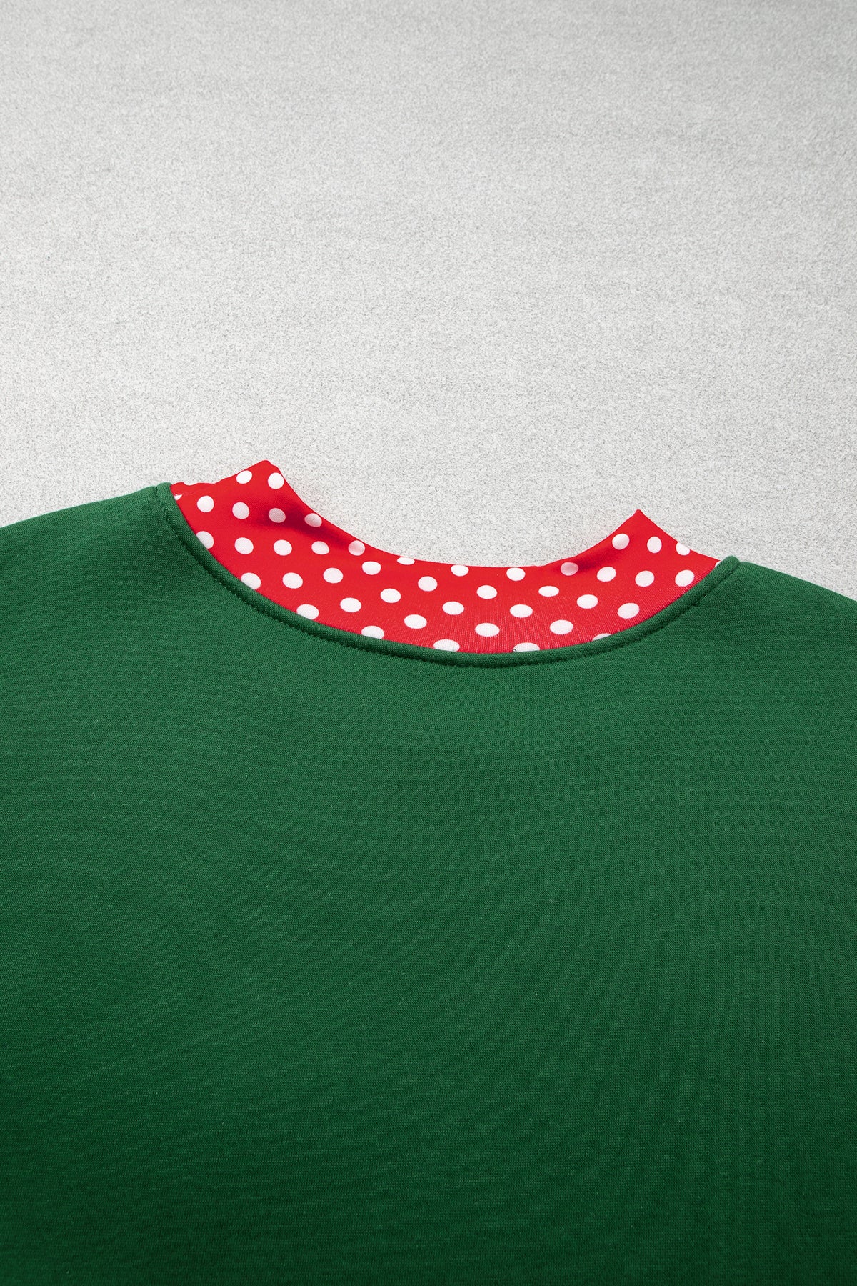 Polka Dot Accents Sweatshirt