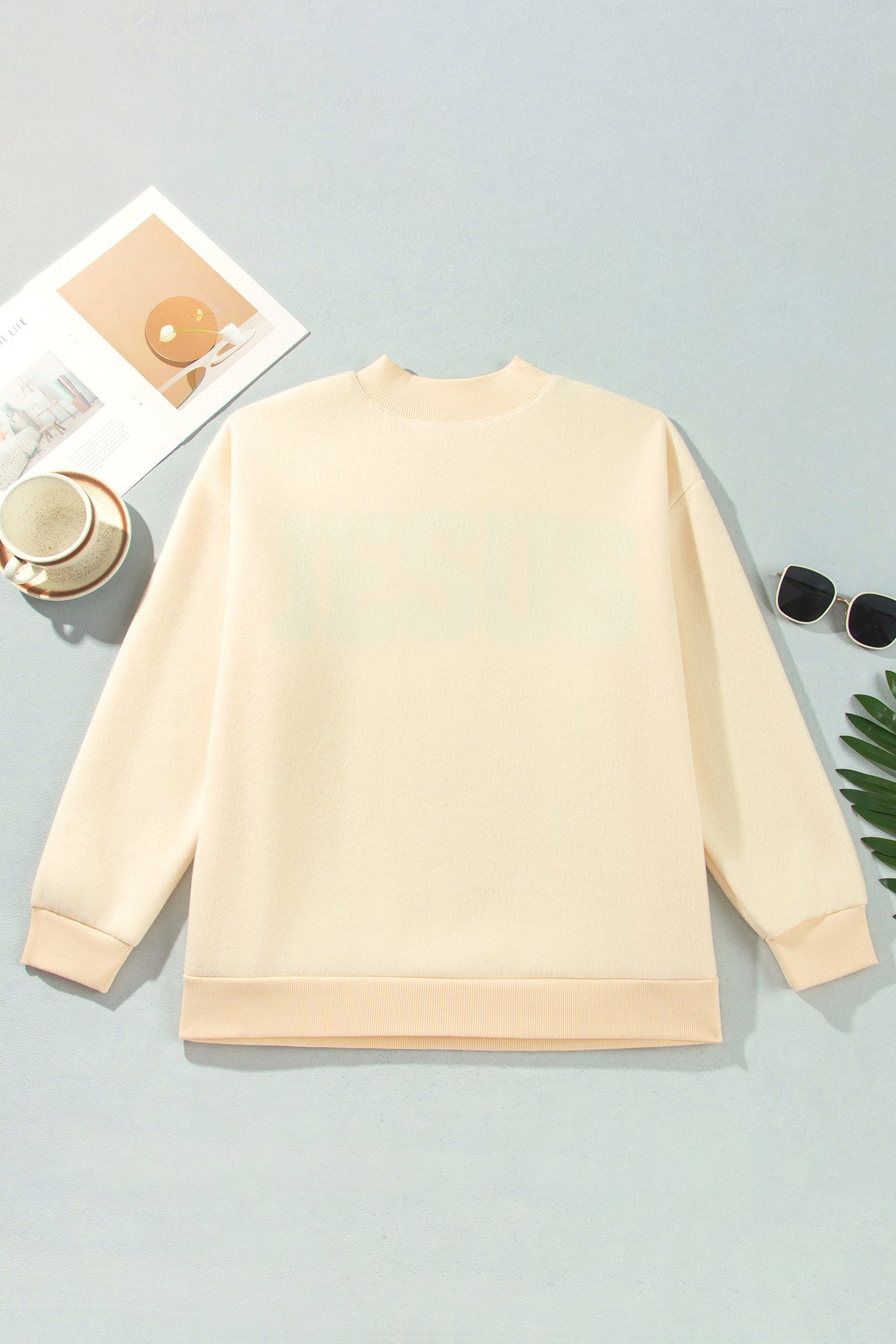 Jesus Long Sleeve Oversized Sweatshirt