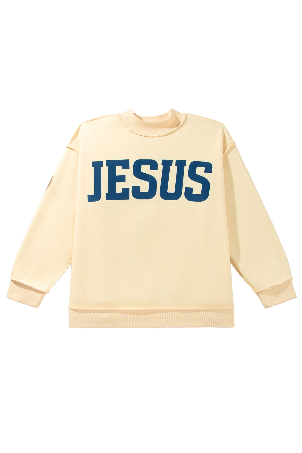 Jesus Long Sleeve Oversized Sweatshirt