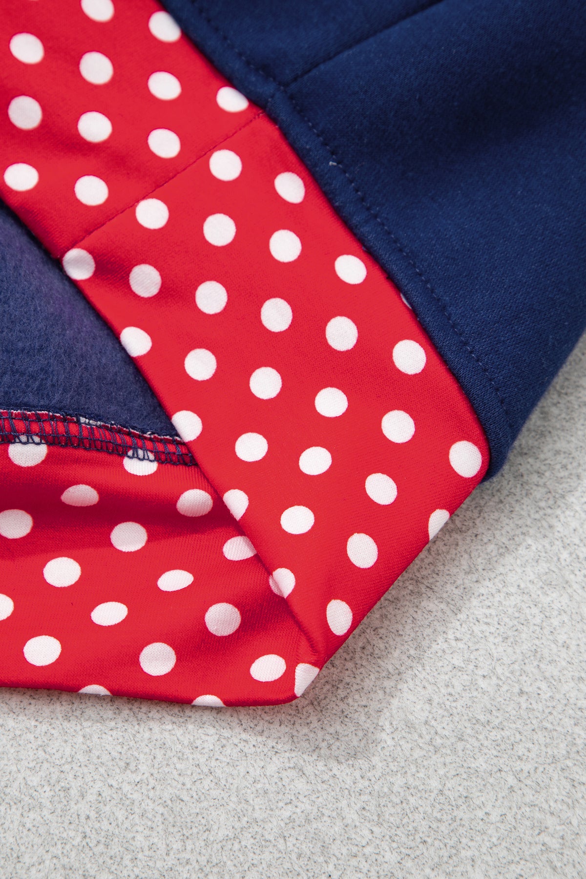 Polka Dot Accents Sweatshirt
