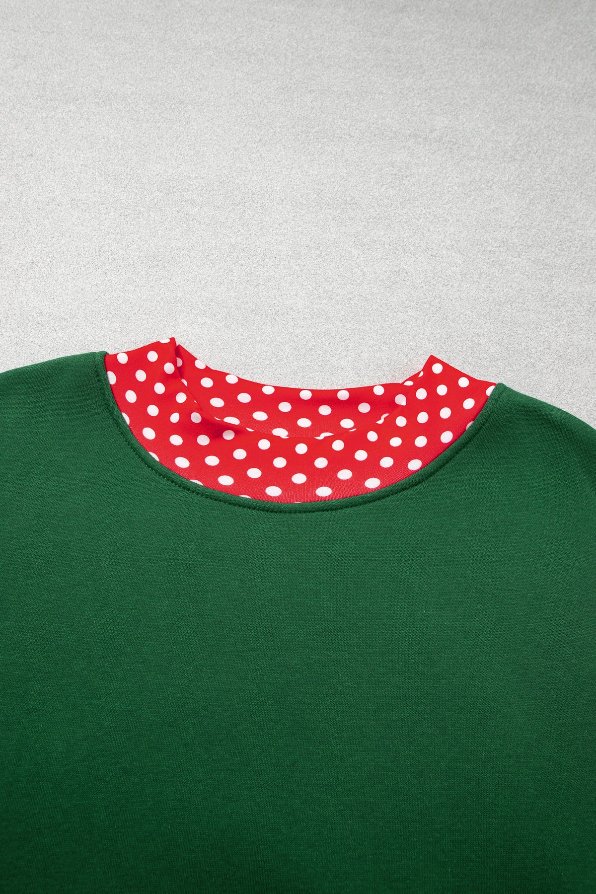 Polka Dot Accents Sweatshirt