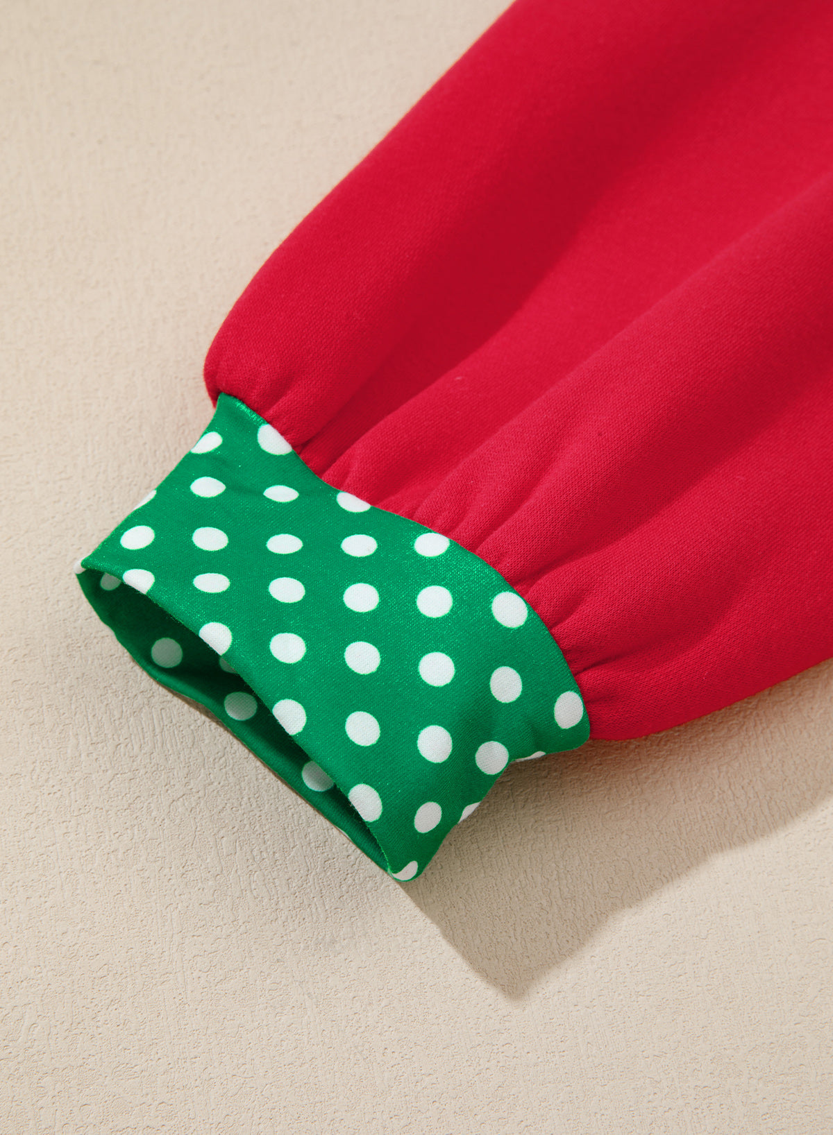 Polka Dot Accents Sweatshirt