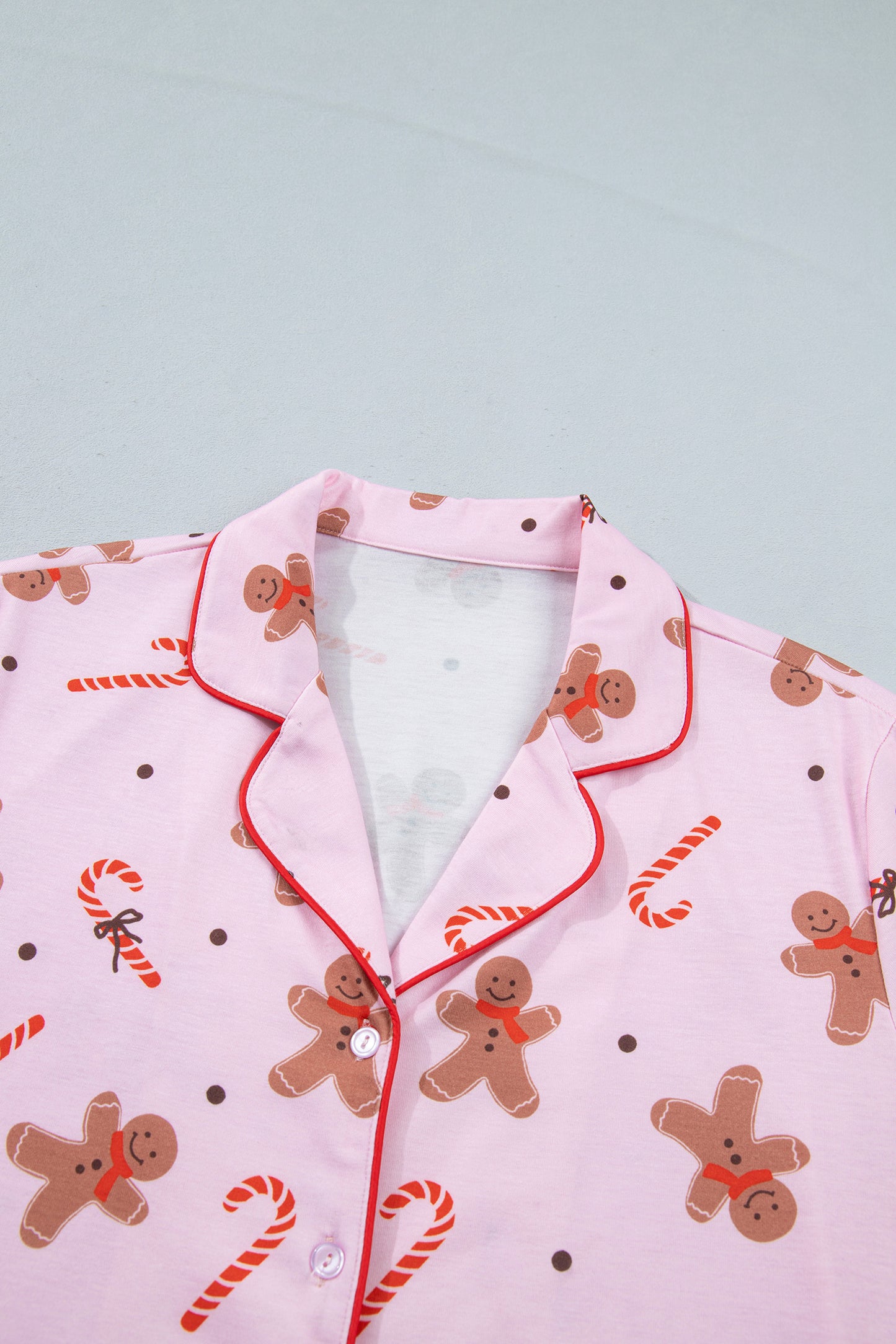 Pink Short Sleeve Lounge Set