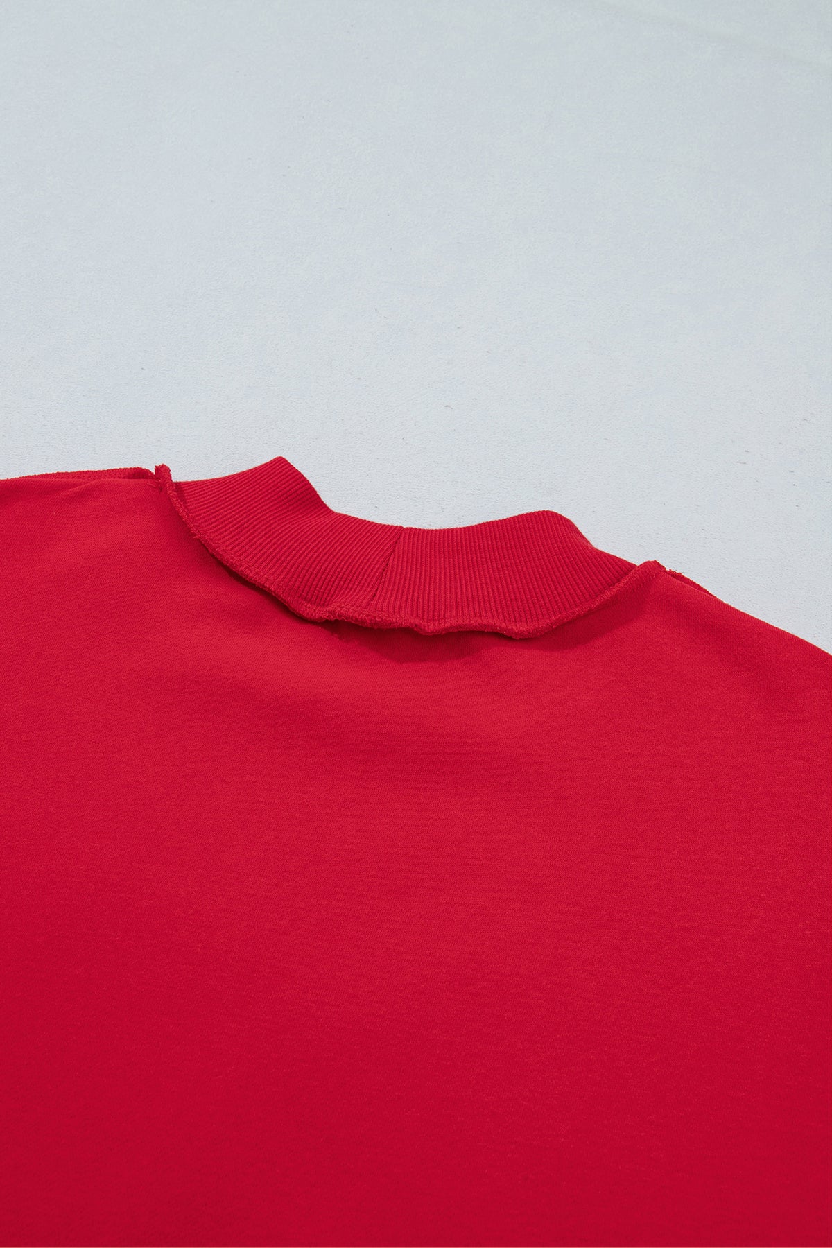 Fiery Red Jesus Saves Baggy Sweatshirt