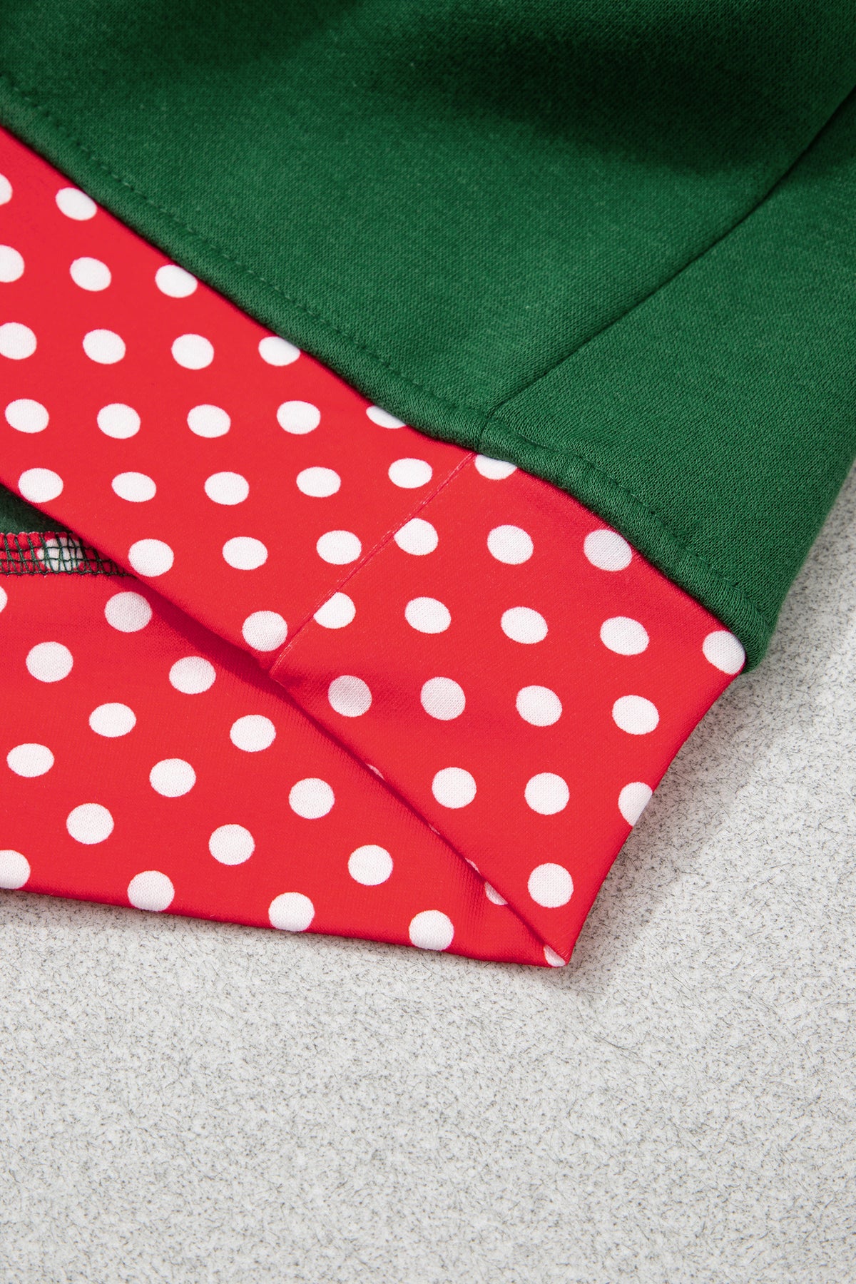 Polka Dot Accents Sweatshirt